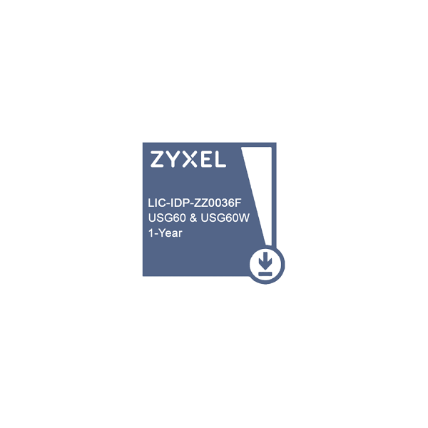 ZYXEL LIC-IDP,E-iCard 1 YR IDP License for USG60 & USG60W