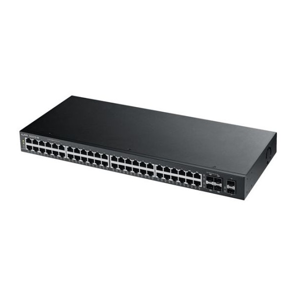 ZYXEL Switch 48x1000Mbps+2xSFP+4x1000Mbps/SFP Menedzselhető L2