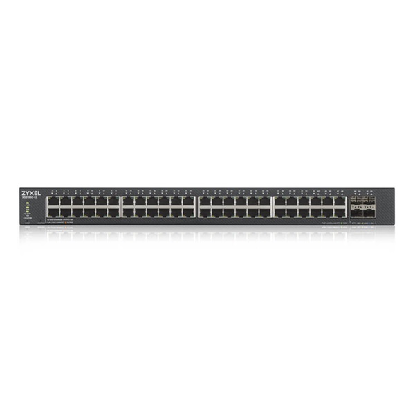 ZYXEL Switch 48x1000Mbps + 4xGigabit kombó SFP+, Fémházas Menedzselhető, Rackes (48GbE port), XGS1930-52-EU0101F