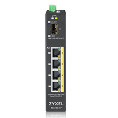 ZYXEL Switch 5x1000Mbps (4xPOE), 1xGigabit SFP, RGS100-5P-ZZ0101F