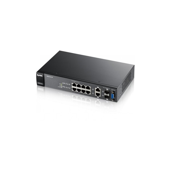 ZYXEL Switch 8x1000Mbps 2x GbE L2 Smart Switch, desktop