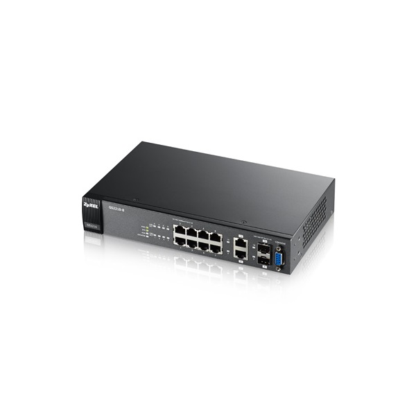 ZYXEL Switch 8x1000Mbps L2 PoE Smart Switch, desktop