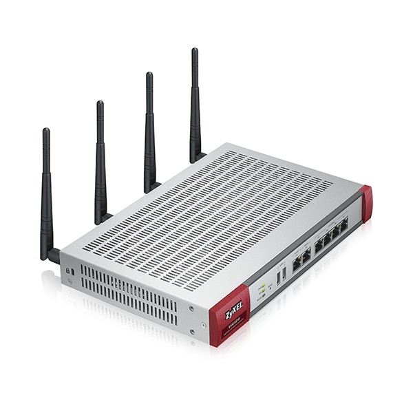 ZYXEL Wireless Tűzfal 2 x WAN (1000Mbps), 4 x LAN/DMZ (1000Mbps), 2 x USB, Wifi 802.11 a/b/g/n