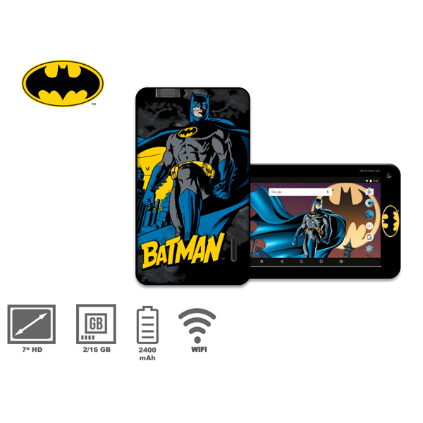 eSTAR 7“ Batman HERO kids Tablet (7"/Rockchip3326/16GB/2GB/2400mAh/WiFi)
