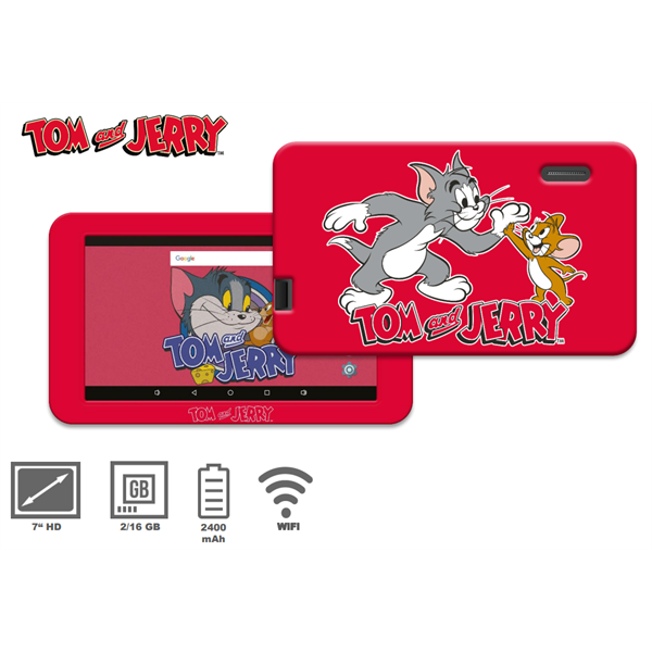 eSTAR 7“ TOM and JERRY HERO kids Tablet (7"/Rockchip3326/16GB/2GB/2400mAh/WiFi)