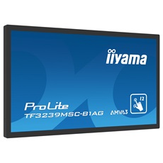 iiyama 24/7 interaktív kijelző, 31,5", 1920x1080, 16:9, 500cd, 8ms, 3000:1,VGA/HDMI/DP, TF3239MSC, fekete