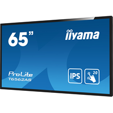 iiyama 24/7 interaktív kijelző, 64,5", 3840x2160, 16:9, 500cd, 8ms, 1200:1, HDMI/USB/Ethernet, T6562AS