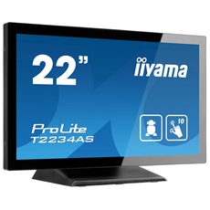 iiyama 24/7 touch monitor, 21,5", 1920x1080, 16:9, 305cd, 8ms,/HDMI/Ethernet, android, 2GB/16GB, T2234AS