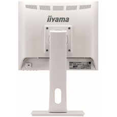 iiyama Prolite monitor, 17", 1280x1024, 5:4, 250cd, 5ms, DVI/VGA, Hangszóró, Fehér, pivot,állítható mag., dönthető