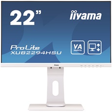 iiyama Prolite monitor, VA, 21,5", 1920x1080, 16:9, 250cd, 4ms, VGA/HDMI/DP, Hangszóró, pivot, állítható mag., dönthető