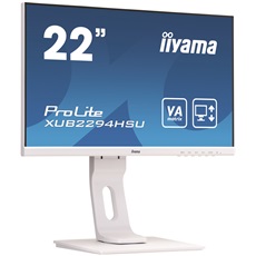 iiyama Prolite monitor, VA, 21,5", 1920x1080, 16:9, 250cd, 4ms, VGA/HDMI/DP, Hangszóró, pivot, állítható mag., dönthető