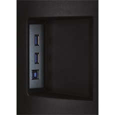 iiyama Prolite monitor, VA, 31,5", 3840x2160, 16:9, 300cd, 3ms, HDMI/DP/USB, Hangszóró, állítható mag., dönthető