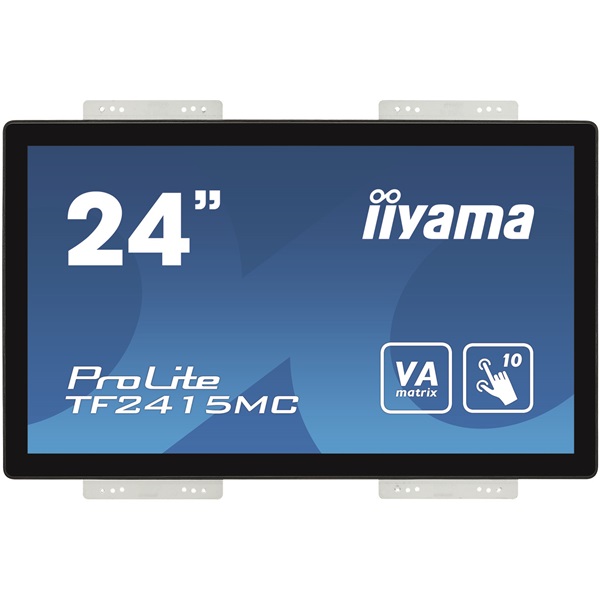 IIYAMA touch VA monitor 23.8" TF2415MC-B2, 1920x1080, 16:9, 350cd/m2, 16ms, VGA/DP/HDMI/HDCP, IP65, Pivot