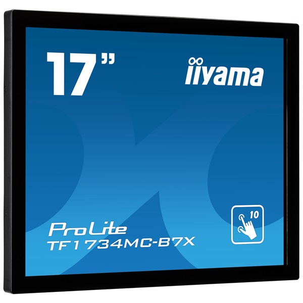 iiyama touch monitor, 17", 1280x1024, 5:4, 315cd, 5ms, 1000:1,/HDMI/DP, Open frame, TF1734MC