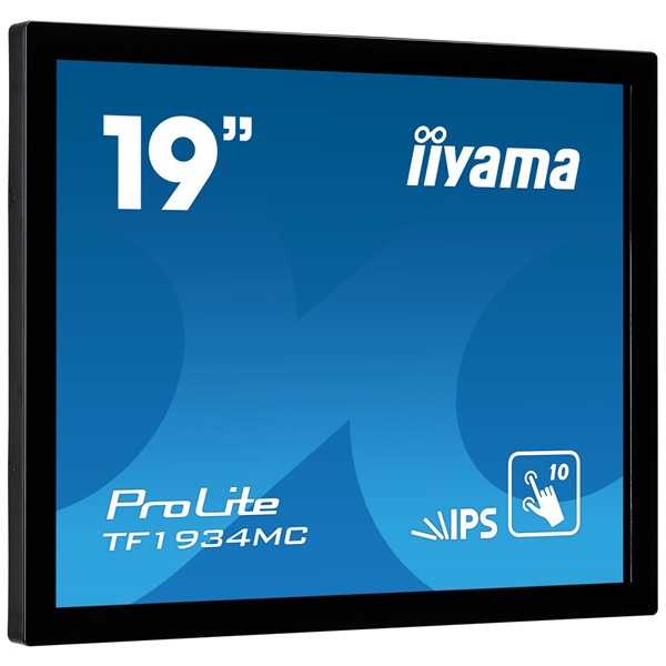 iiyama touch monitor, 19", 1280x1024, 5:4, 315cd, 14ms, 1000:1,VGA/HDMI/DP, open frame, TF1934MC