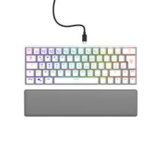 uRAGE by HAMA 217829, GAMING URAGE EXODUS 760TKL MECHANIKUS MINI BILLENTYŰZET, RGB, RED SWITCH, FEHÉR
